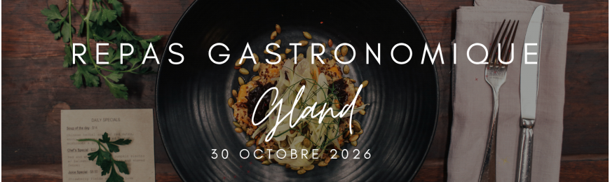 Repas Gastronomique au restaurant "le Glanis"